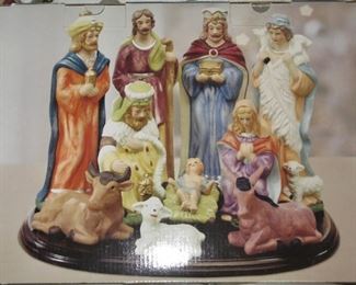 Large Nativity Set New in Box
