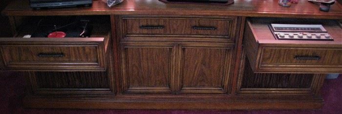 Vintage Stereo Record Console