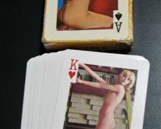 Nude Models Playing Cards