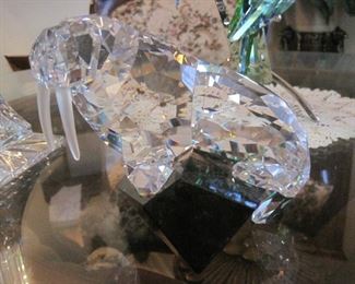 1,000's of large, rare & top of the line crystal figurine ever made by Swarovski. Most come with their original boxes!.