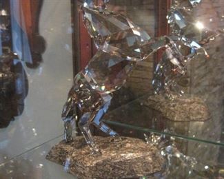 1,000's of large, rare & top of the line crystal figurine ever made by Swarovski. Most come with their original boxes!.