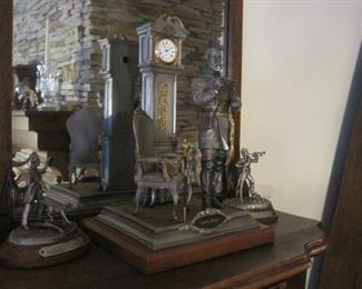 100' of Pewter Civil War Chilmarks by Barnum, Heyda, Poland, Steven Knight etc. This collection includes every Chilmark made by Francis J. Barnum.