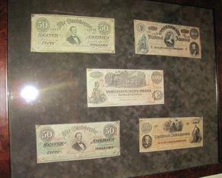 Confederate Currency.
