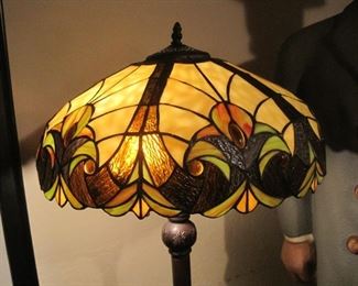 Several Stained Glass Floor and Table Lamps.