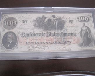 Confederate Currency. 