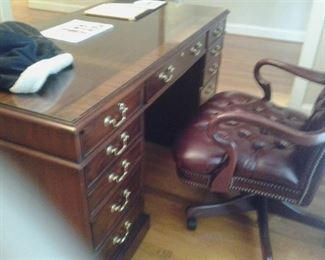 Henkel Moore mahogany desk. Retail $5200