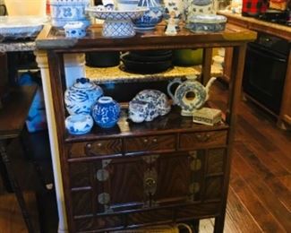 Small Asian display shelf