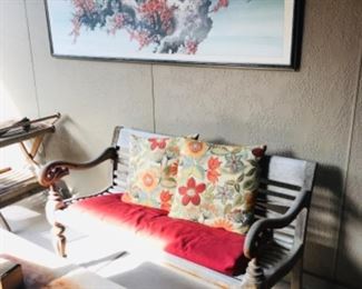 Outdoor teak furniture 