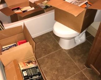 Books galore...these are some of the paperbacks