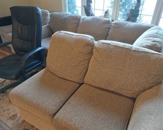 Sectional, hardly used.