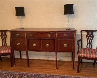 Vintage Mahogany Sideboard by Stanley Furniture