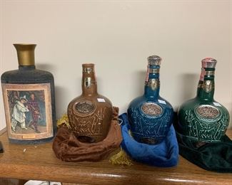 Vintage Whiskey Bottles