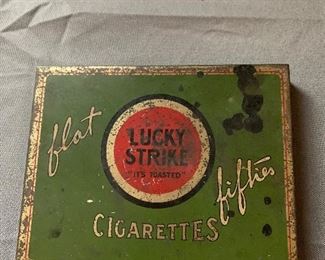 Vintage Lucky Strike Cigarette Case