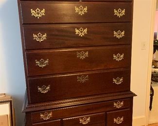 Vintage Cherry Solid Wood Highboy