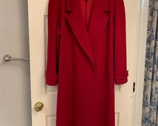 The Perfect Red Wool Holiday Coat