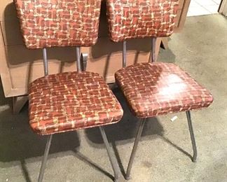 Rocking Mid Century Mod Pair of Kitchen Chairs
