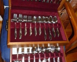 Huge set of stainless steel flatware