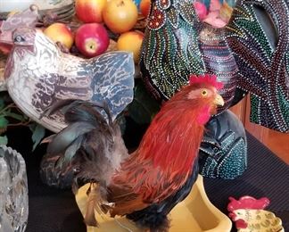 ROOSTER DECORE galore !!!!