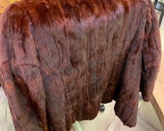 Red Dyed Mink Jacket