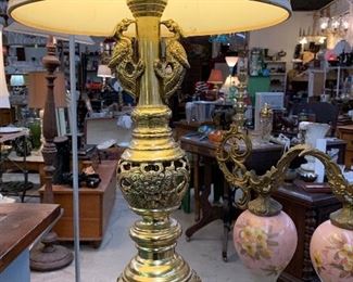 Pair of Hollywood Regency Lamps