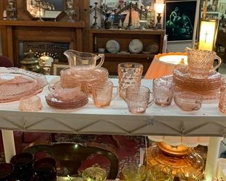 Pink Depression Glass