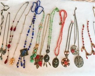 Exceptional collection of 1900s-1920s Czech jewlery