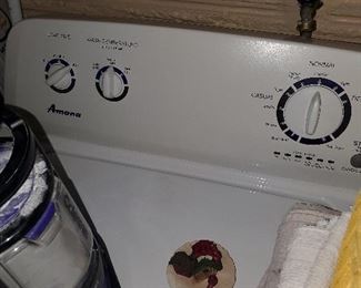 Washing machine, $100, matching dryer $100