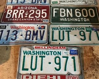 License plates 