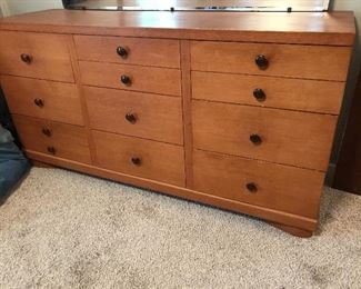 Nine drawer dresser
