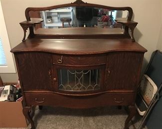 Side Board lead glass door