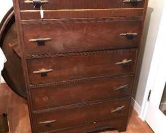 Five drawer dresser