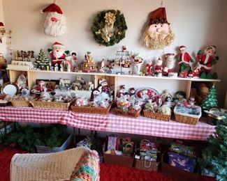 Tons of holiday and Christmas with some vintage.