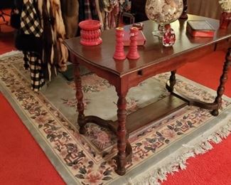 Antique library desk.