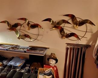 Curtis Jere` metal sculptures.