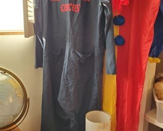 Authentic Ringling Bros. working coveralls.  Sports & comic cards.