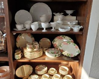 Franciscan "Desert Rose".  Milk glass.