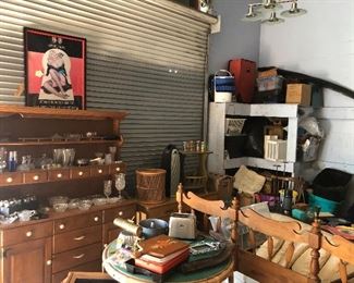 Old wooden hutch $50