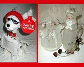 Cute Christmas Decorations Including the Really Cute Twisted Whiskers 