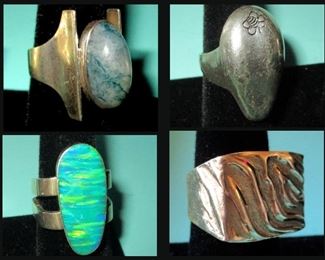 Large Sterling Rings that Make a Statement