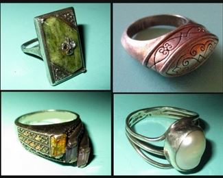  Sterling Rings