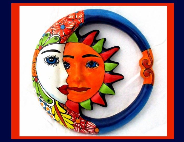 Talavera Moon and Sun Wall Art 