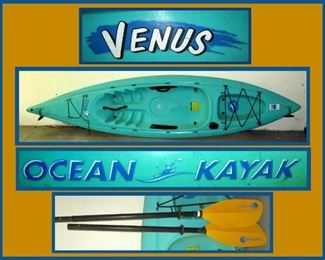 Venus Ocean Kayak with Oars 