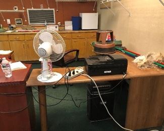Desks - fans - office items 