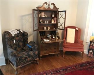 Secretary and wing backs