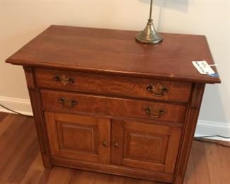 Oak wash stand