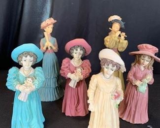 Lady Resin Decor Statues