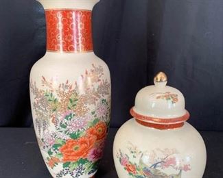 Two Satsuma Japanese Vases