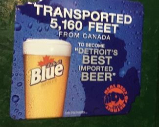 Labatt Blue Metal sign