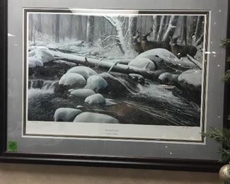 Michael Glenn Monroe signed lithograph