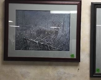 Michael Glenn Monroe signed lithograph